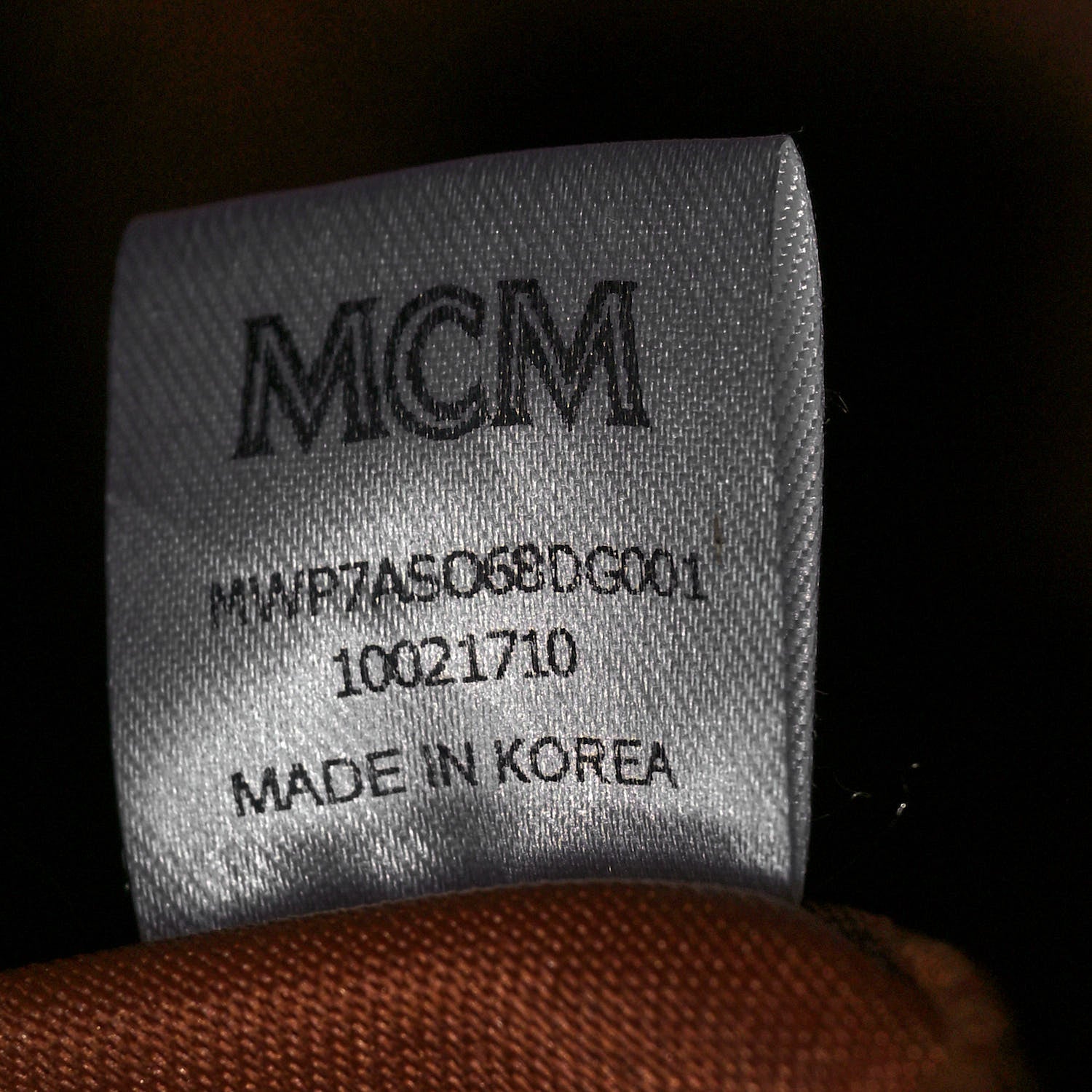 MCM Metallic Visetos Medium Shopper Tote Gold 10 of 11