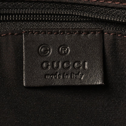 Gucci Monogram Denim Large Tote Brown 6 of 10