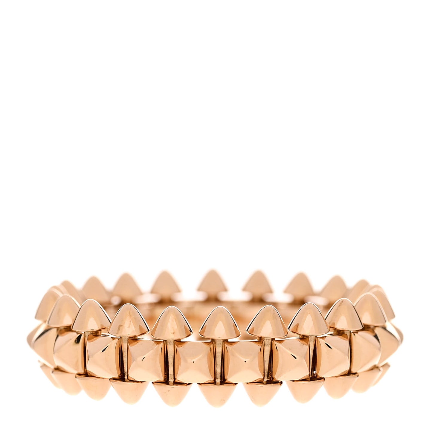 18K Pink Gold SM Clash De Cartier Ring 53 6.5