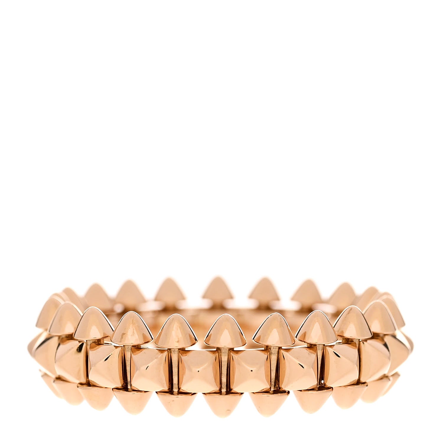 Cartier 18K Pink Gold SM Clash De Cartier Ring 53 6.5 3 of 4