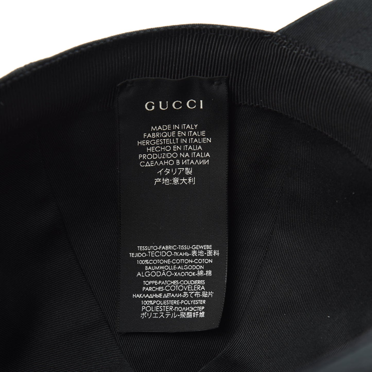 Cotton Baseball Hat XS Black