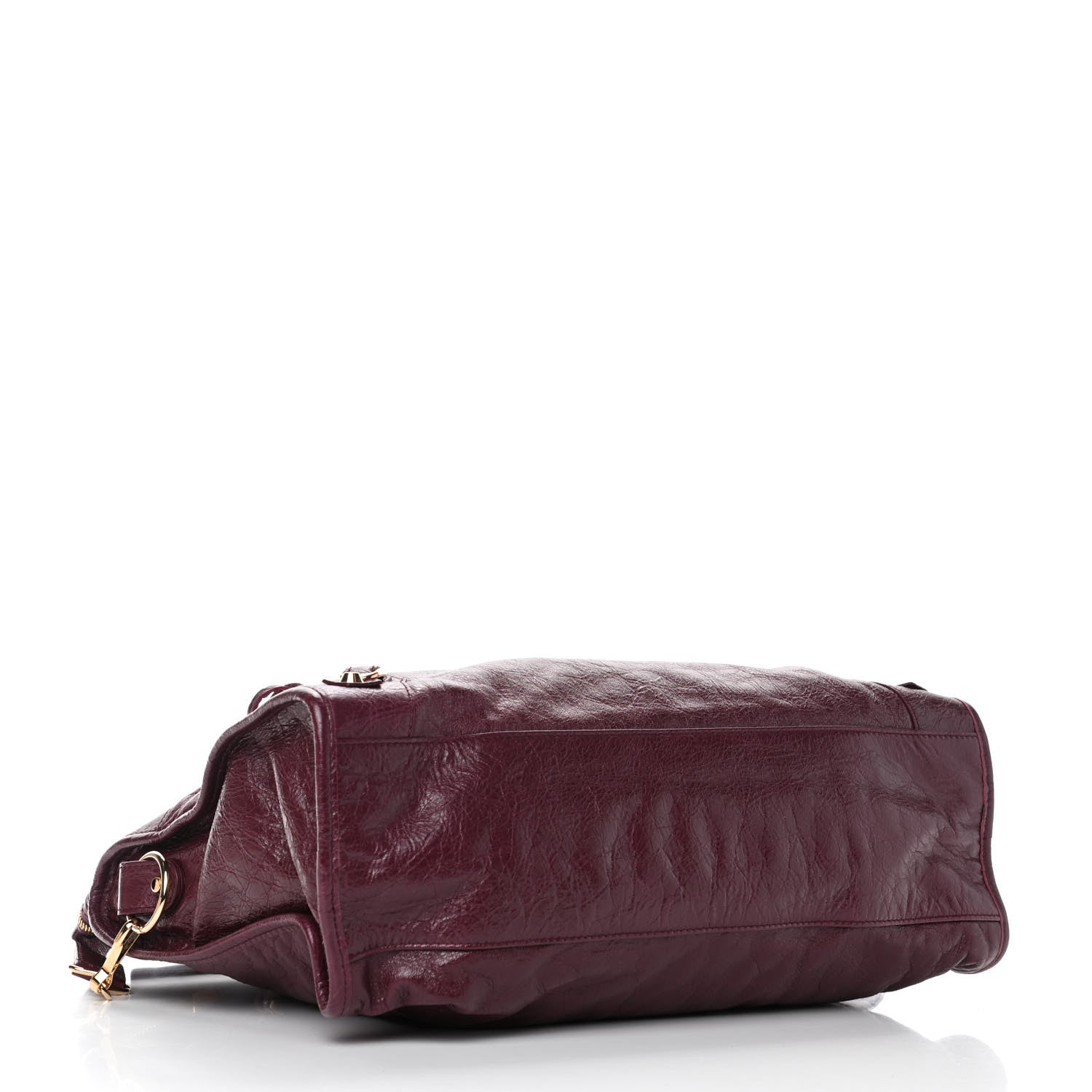 Balenciaga Agneau Classic Gold Hardware City Violet Prune 3 of 4