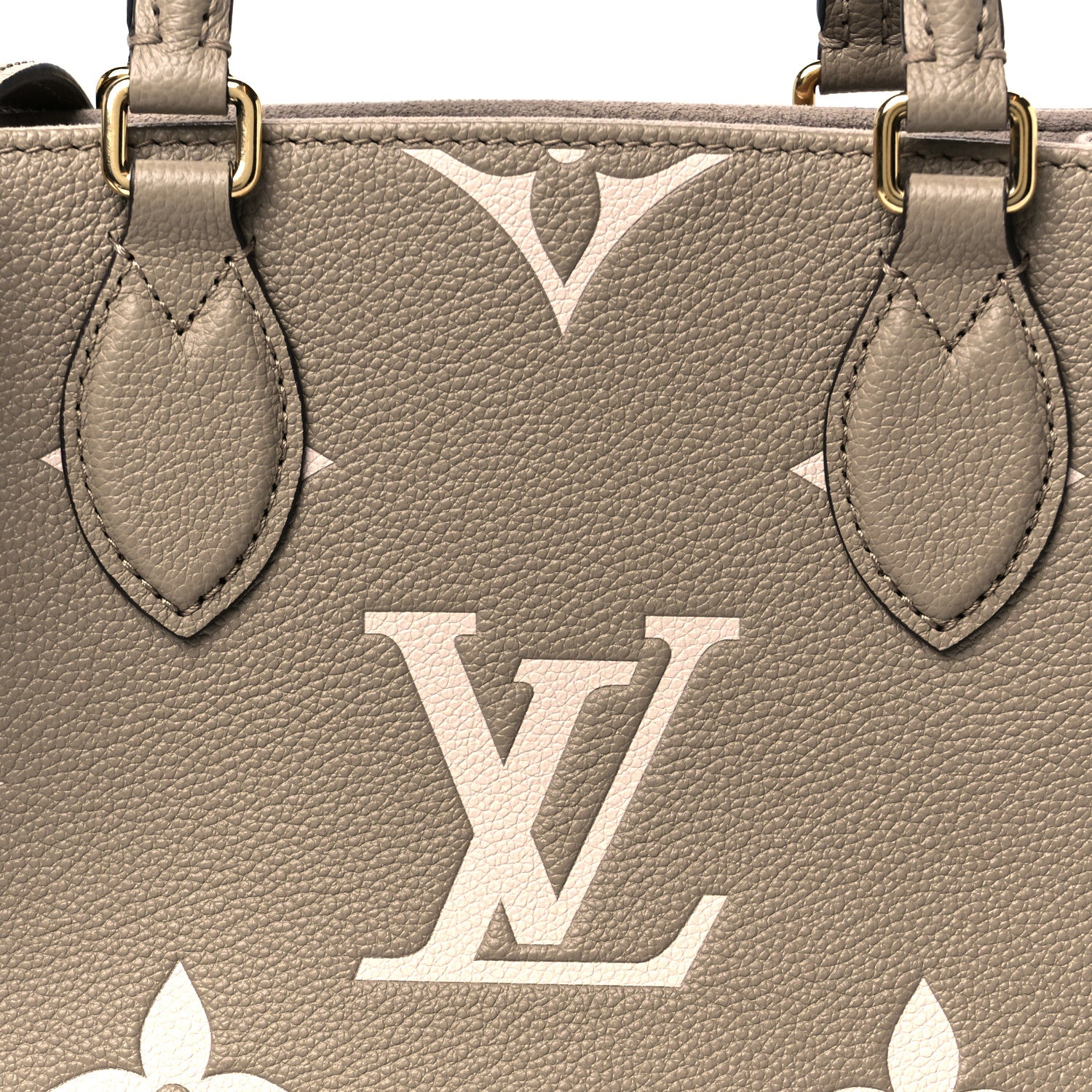 Louis Vuitton Empreinte Monogram Giant Onthego PM Tourterelle Creme 7 of 9