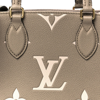 Louis Vuitton Empreinte Monogram Giant Onthego PM Tourterelle Creme 7 of 9