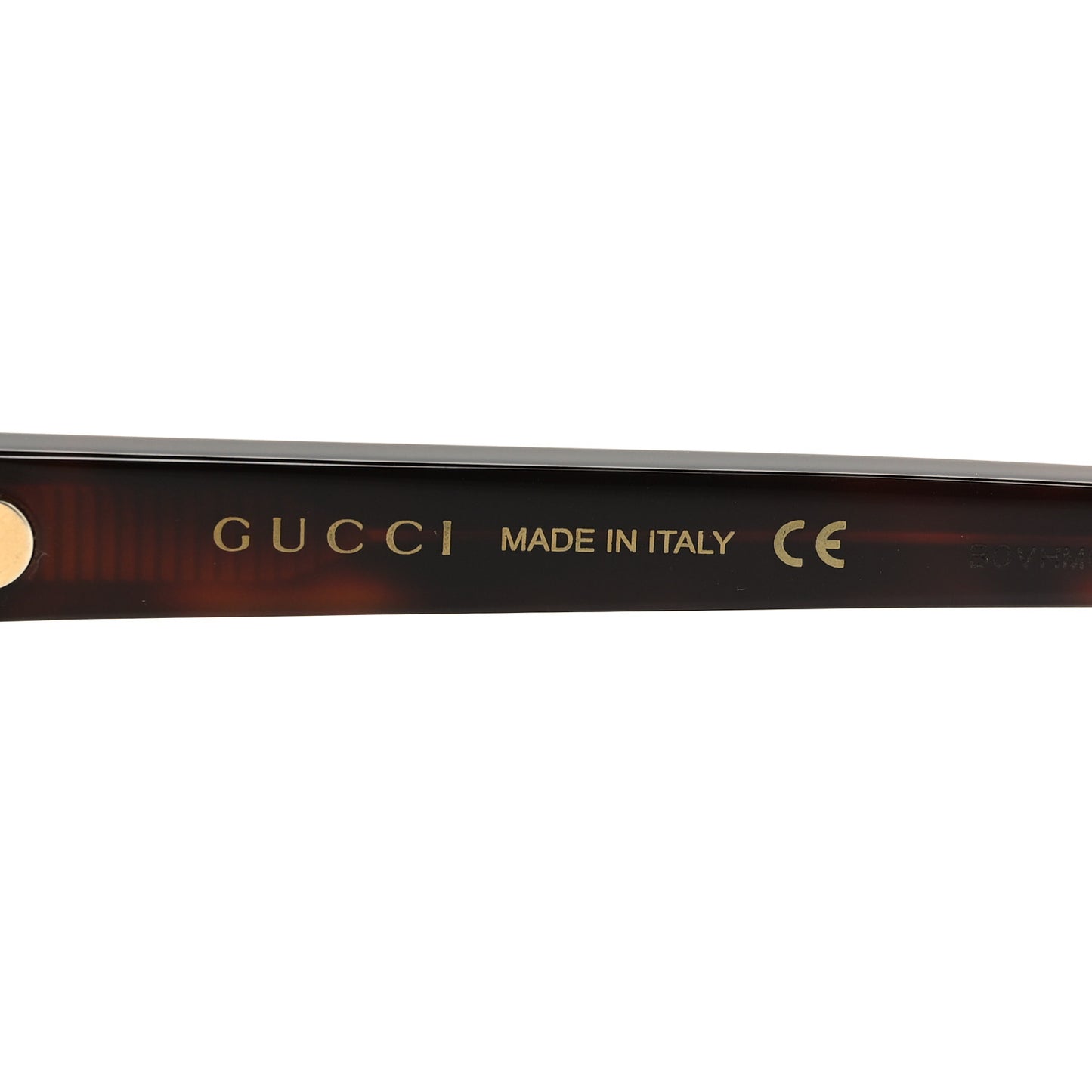 Acetate Crystal Round Sunglasses GG0618S Tortoiseshell