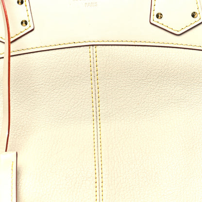 Louis Vuitton Suhali Lockit MM White 7 of 9
