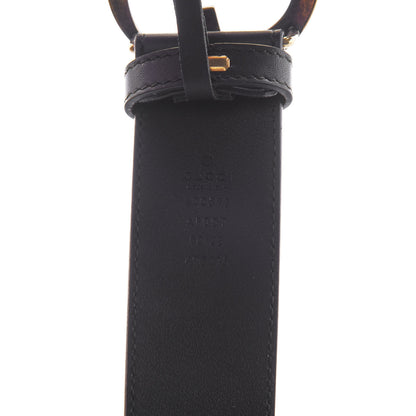 Gucci Calfskin Double G 40mm Belt 80 32 Black 3 of 6