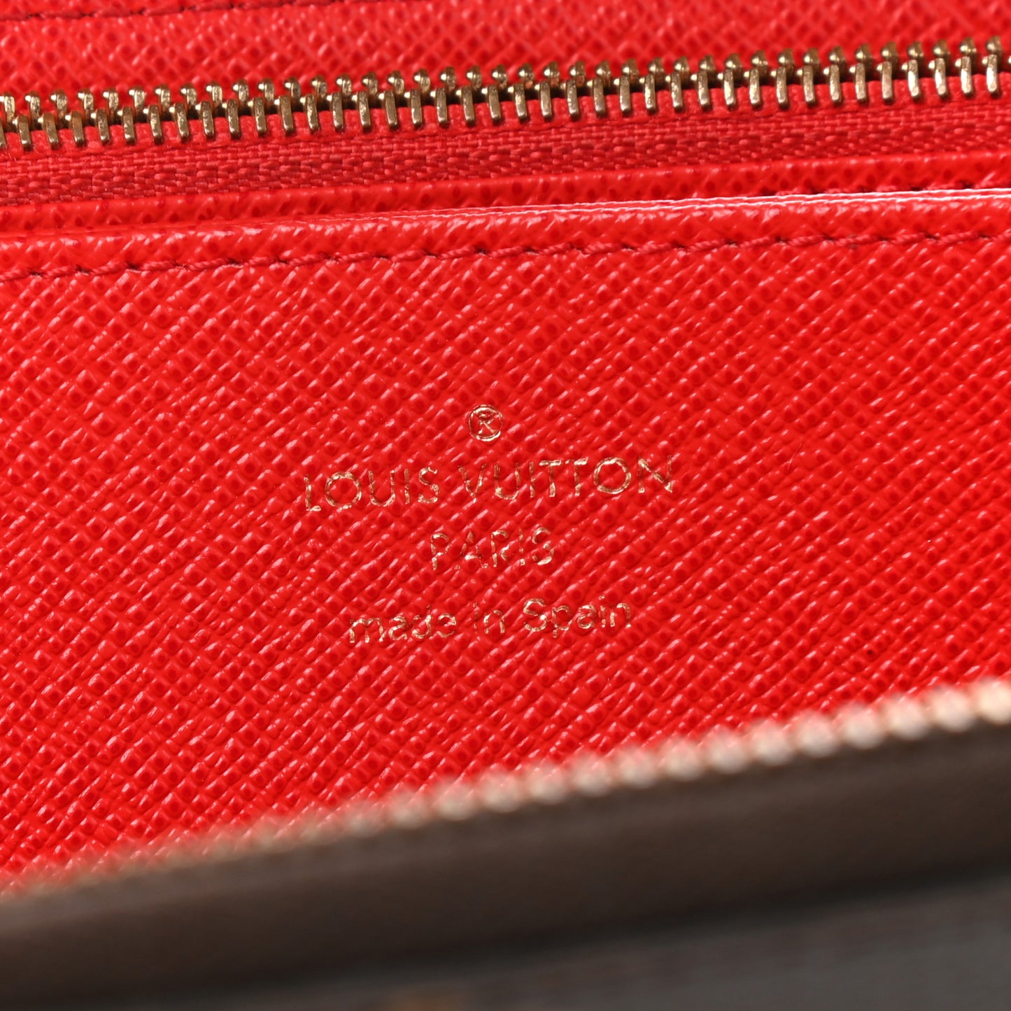 Monogram Zippy Wallet Coquelicot