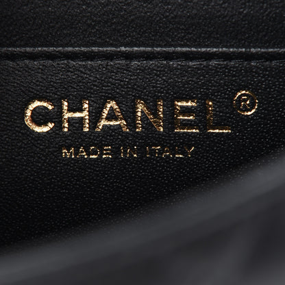 Chanel Lambskin Quilted Mini Square Flap Black 6 of 9