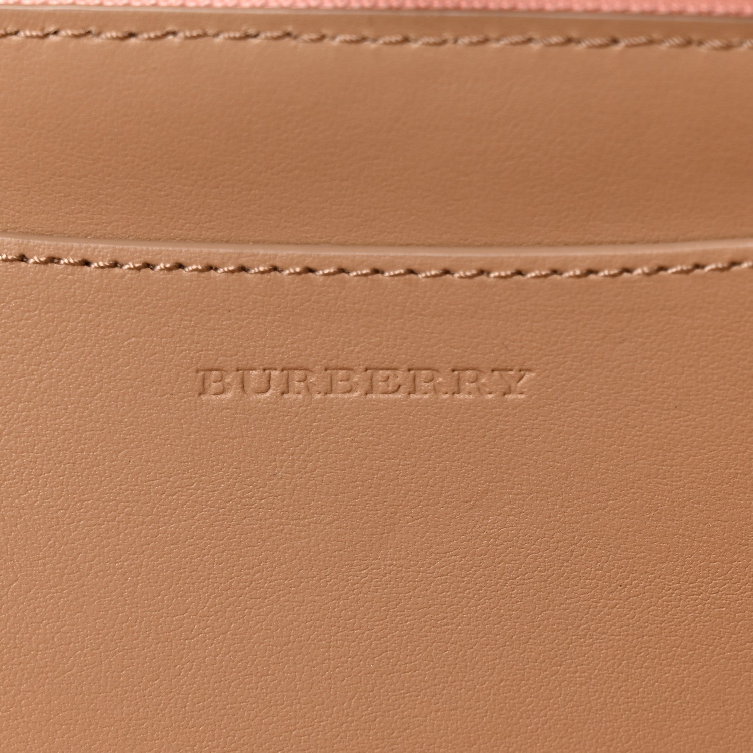 Burberry Grainy Calfskin Zip Around Wallet Pink 7 of 14
