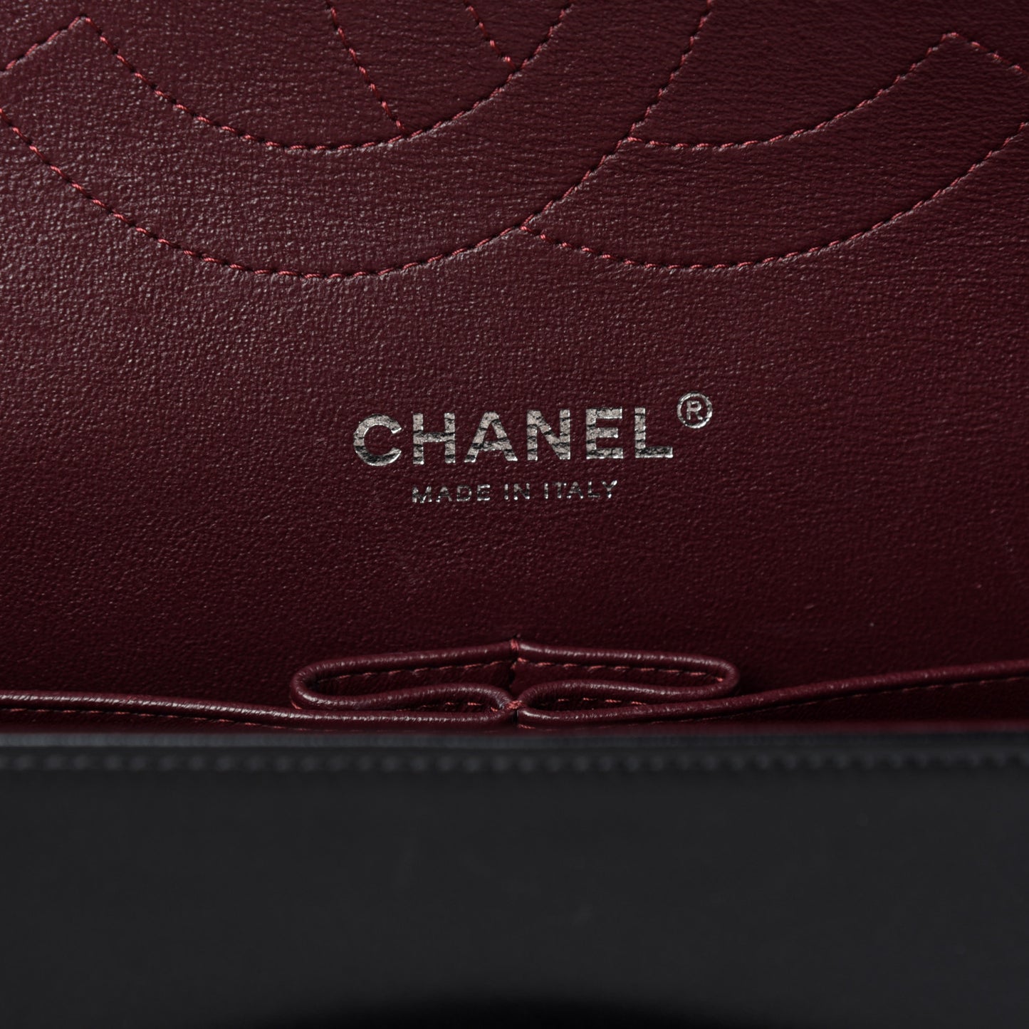 Lambskin Quilted Jumbo Double Flap Black