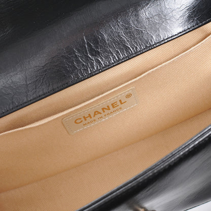 Chanel Glazed Calfskin Medium Boy Flap Black 5 of 6