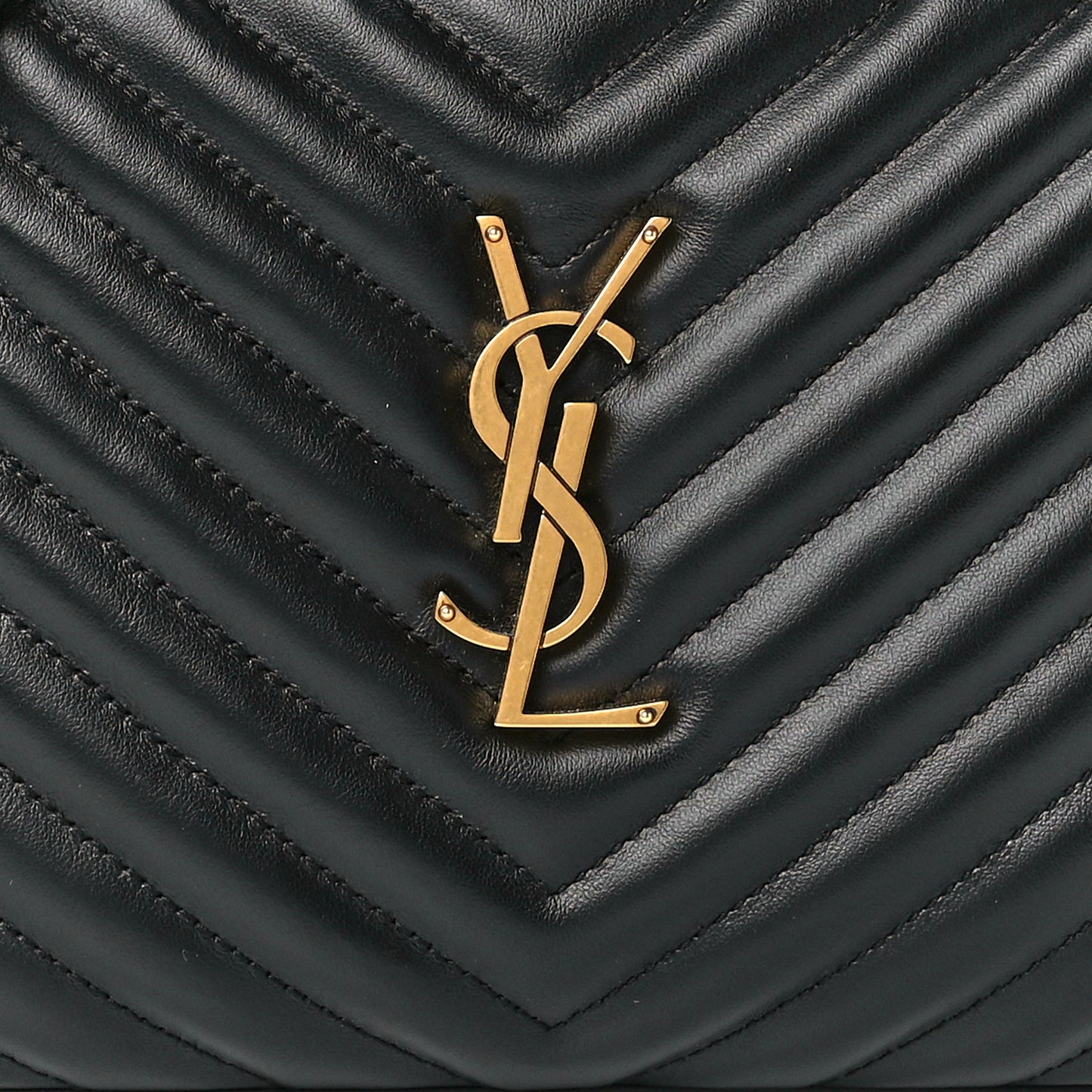 Calfskin Matelasse Monogram Lou Camera Bag Black