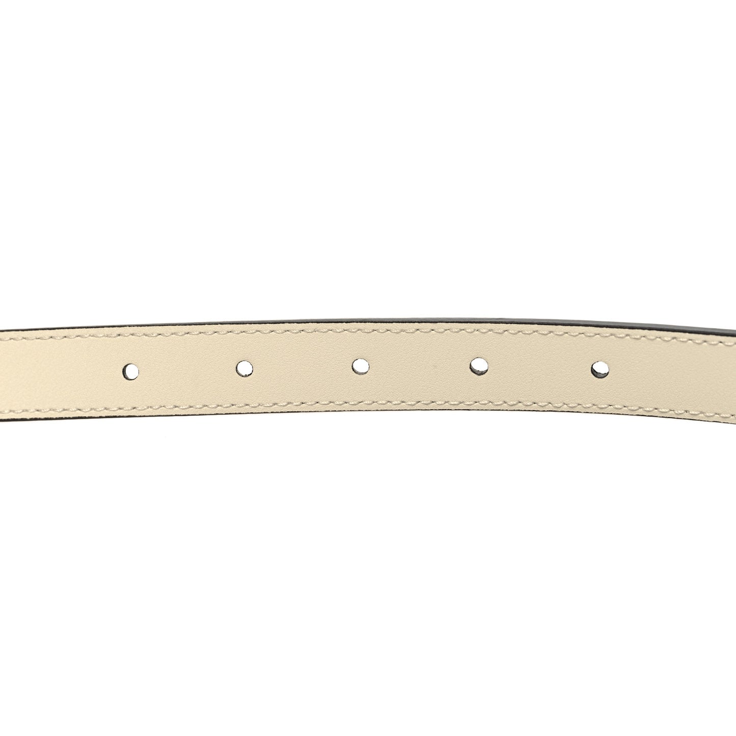 Calfskin Double G 20mm Belt 80 32 Mystic White