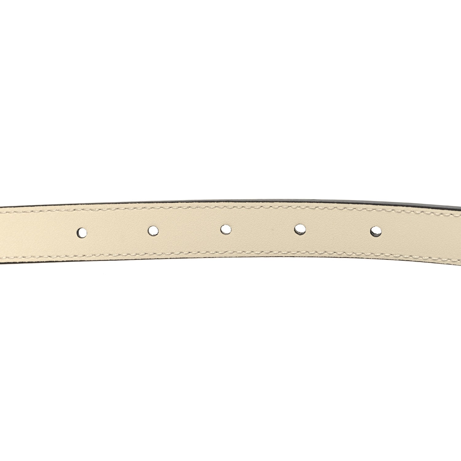 Gucci Calfskin Double G 20mm Belt 80 32 Mystic White 4 of 5