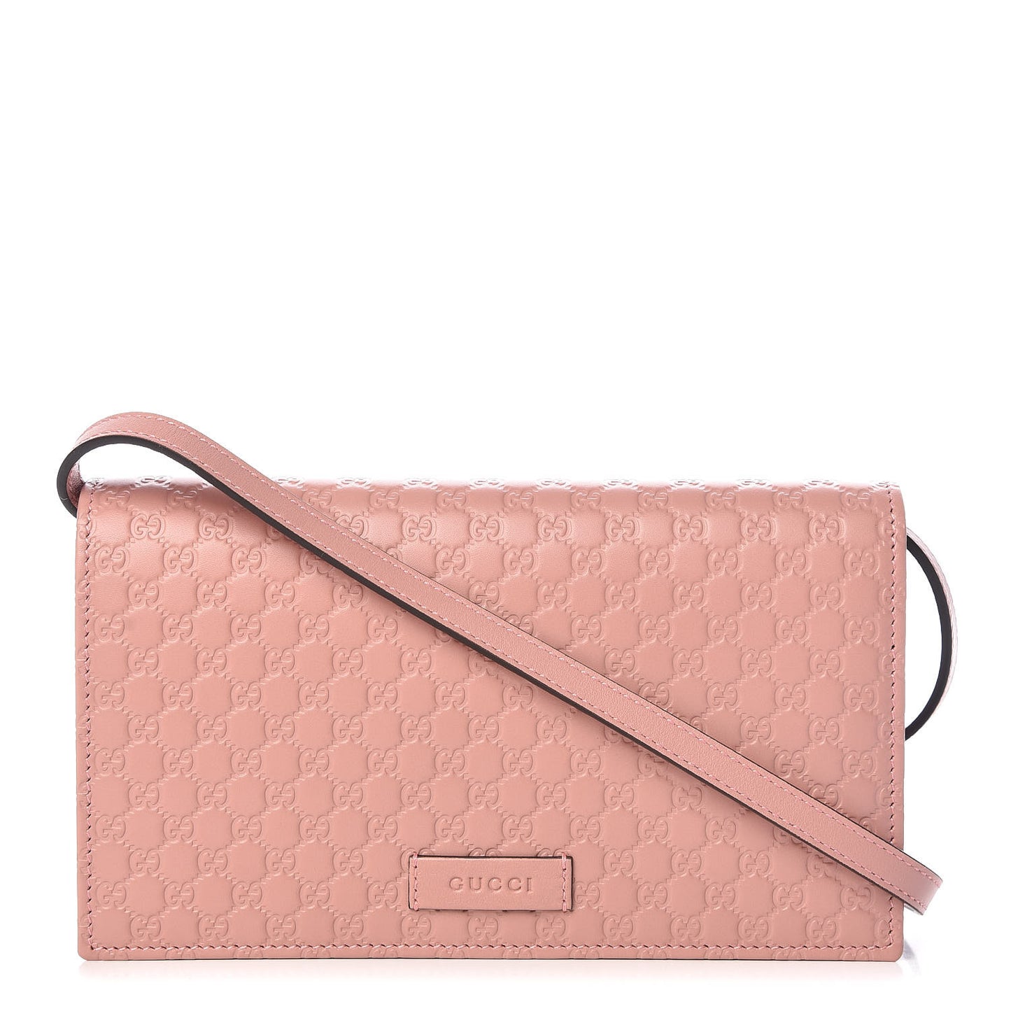 Microguccissima Crossbody Wallet Soft Pink