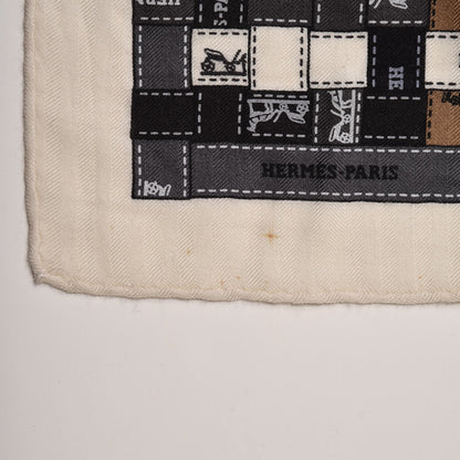 Hermes Cashmere Silk Bolduc Au Carre Shawl 140 4 of 6