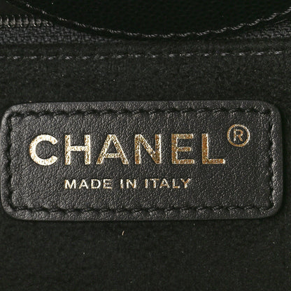 Chanel Caviar Small Studded Deauville Tote Black 6 of 12