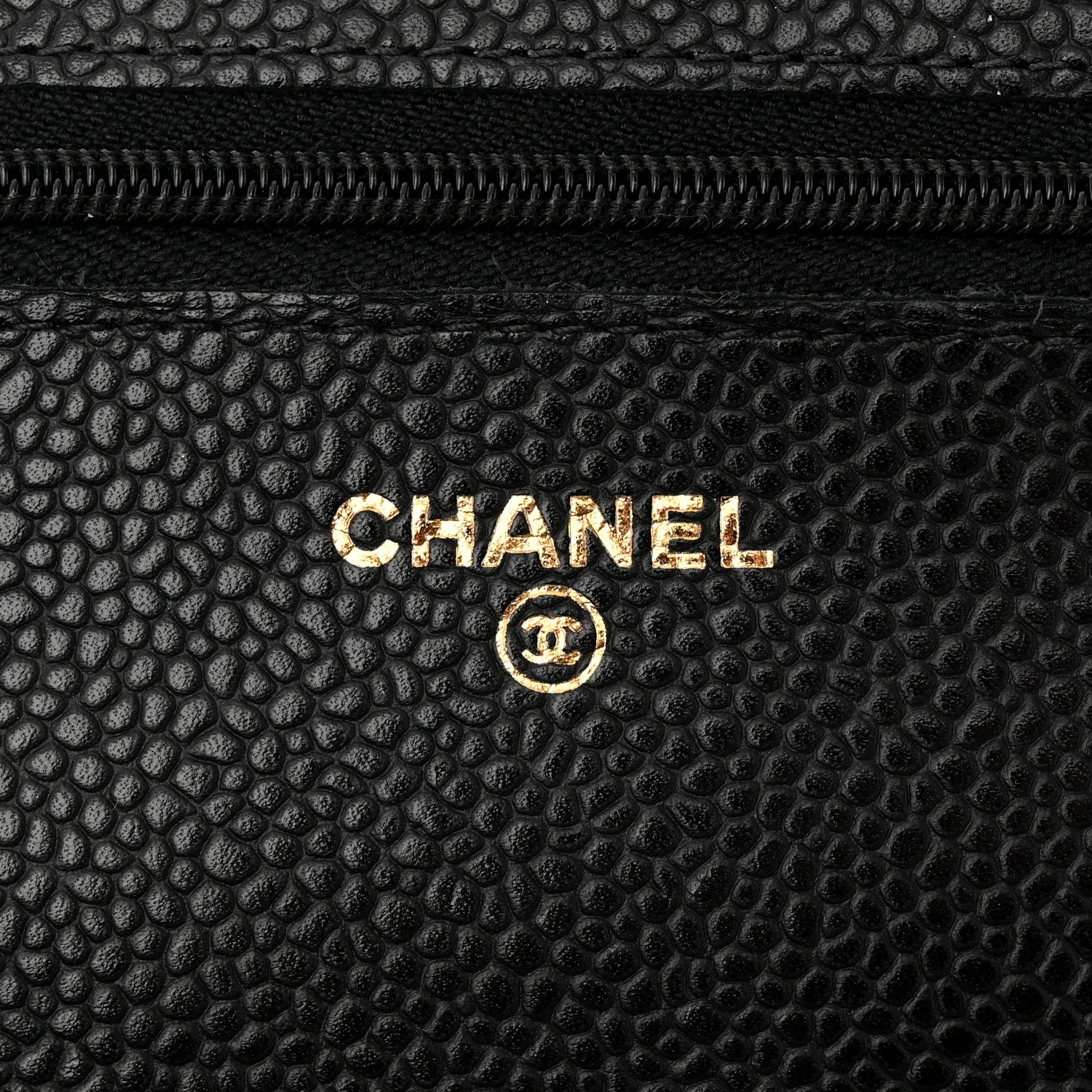 Chanel Caviar Quilted Wallet on Chain WOC Black 6 of 11
