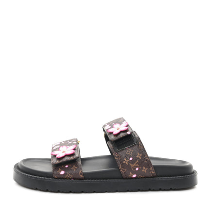 Louis Vuitton LV X TM Monogram LV Sunset Flat Comfort Mule 39 Sakura Brown 1 of 10