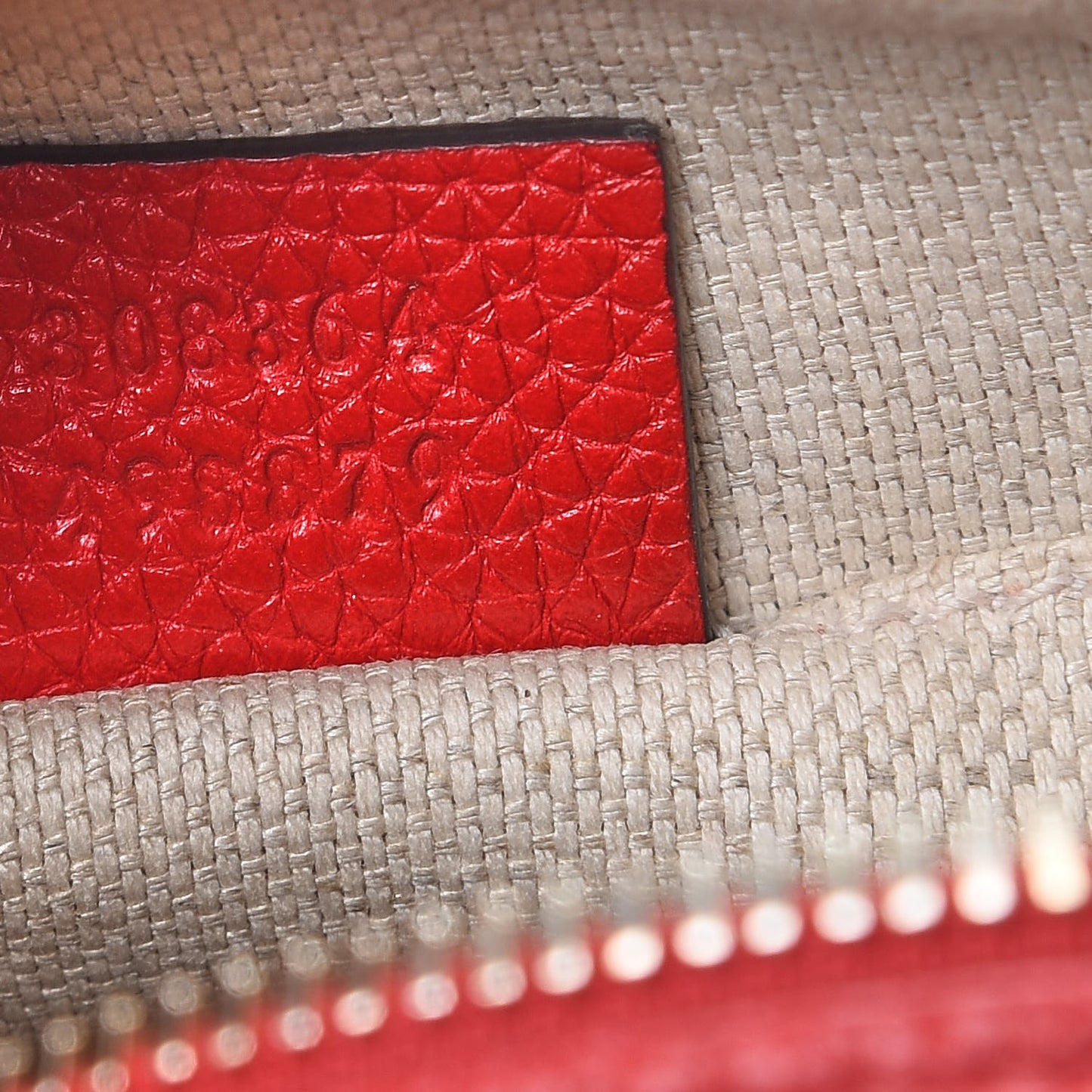 Pebbled Calfskin Small Soho Disco Bag Tabasco Red