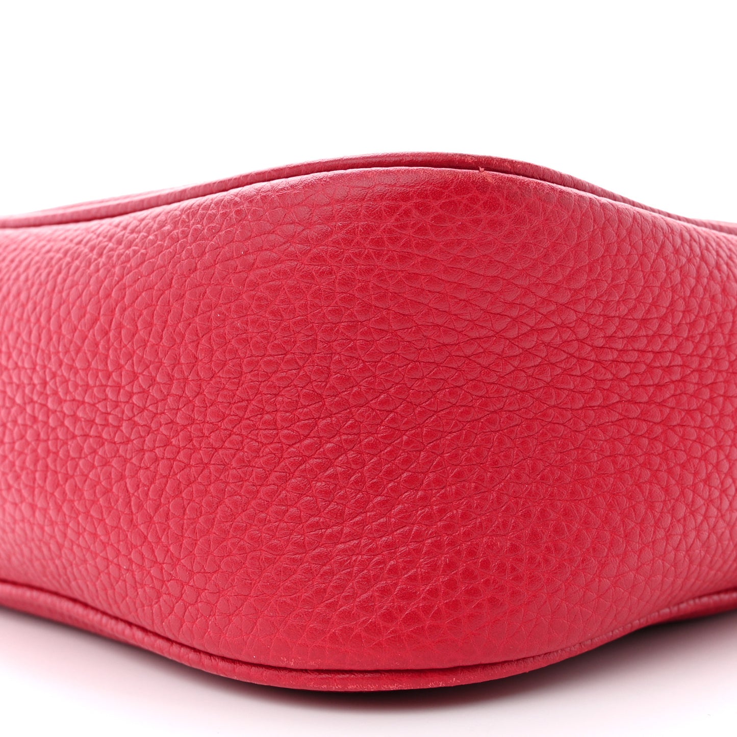 Pebbled Calfskin Small Soho Disco Bag Tabasco Red