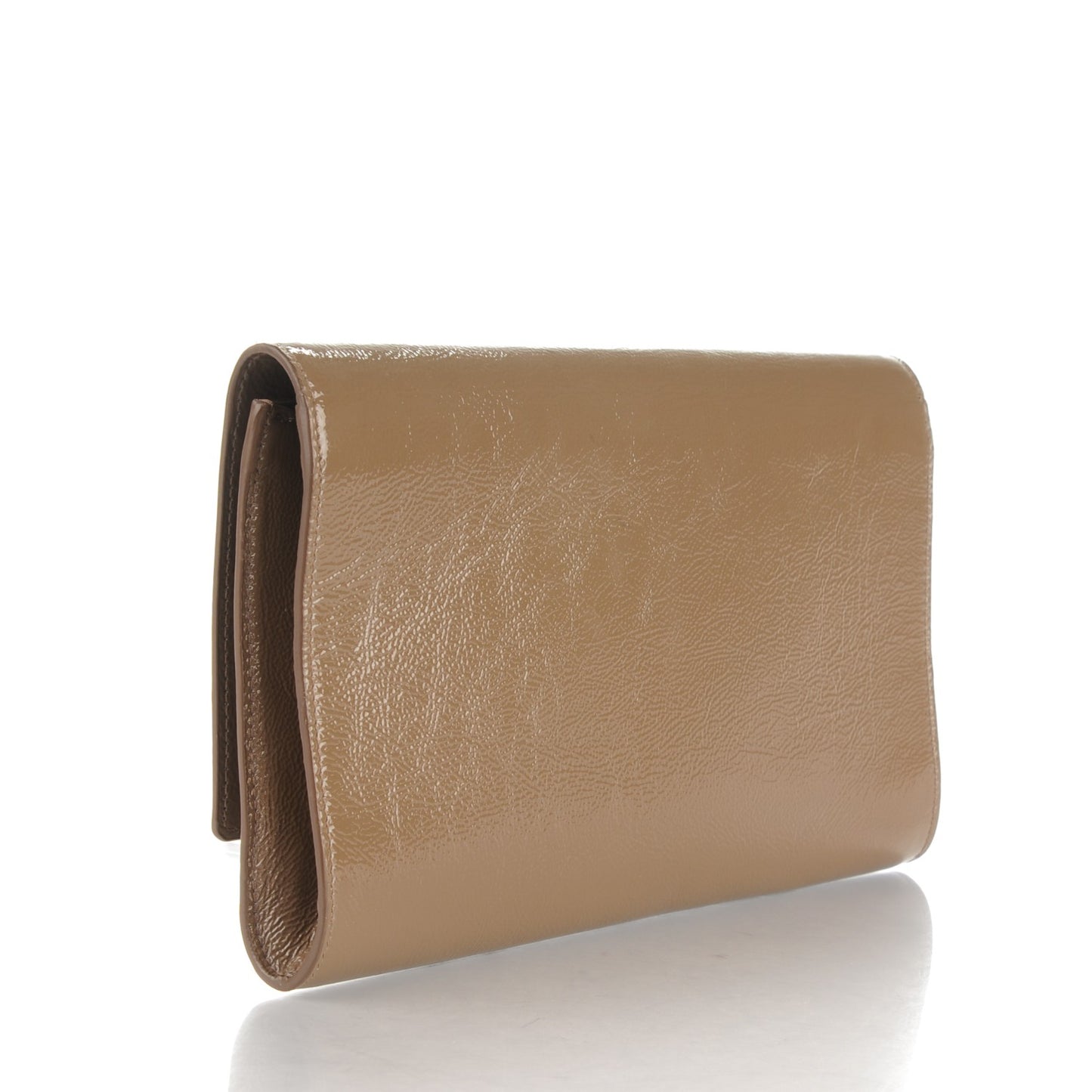 Textured Patent Calfskin Large Belle De Jour Clutch