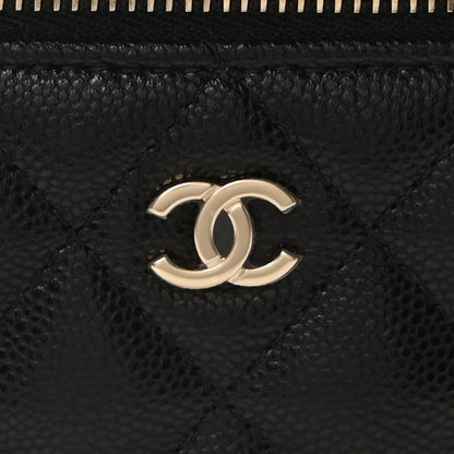 Chanel Caviar Quilted Large Vanity Pouch Black 8 of 11