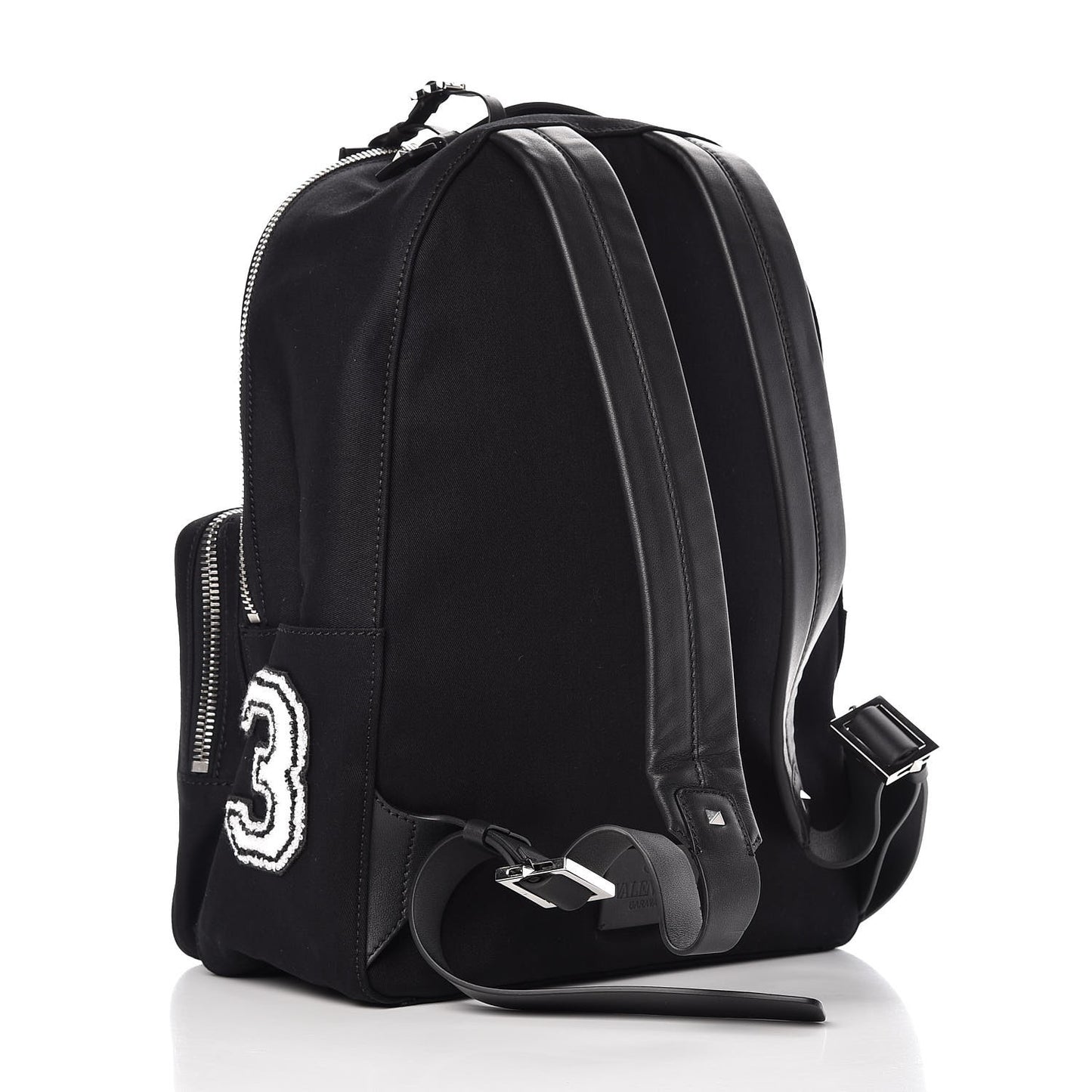 Canvas Logo Backpack Black