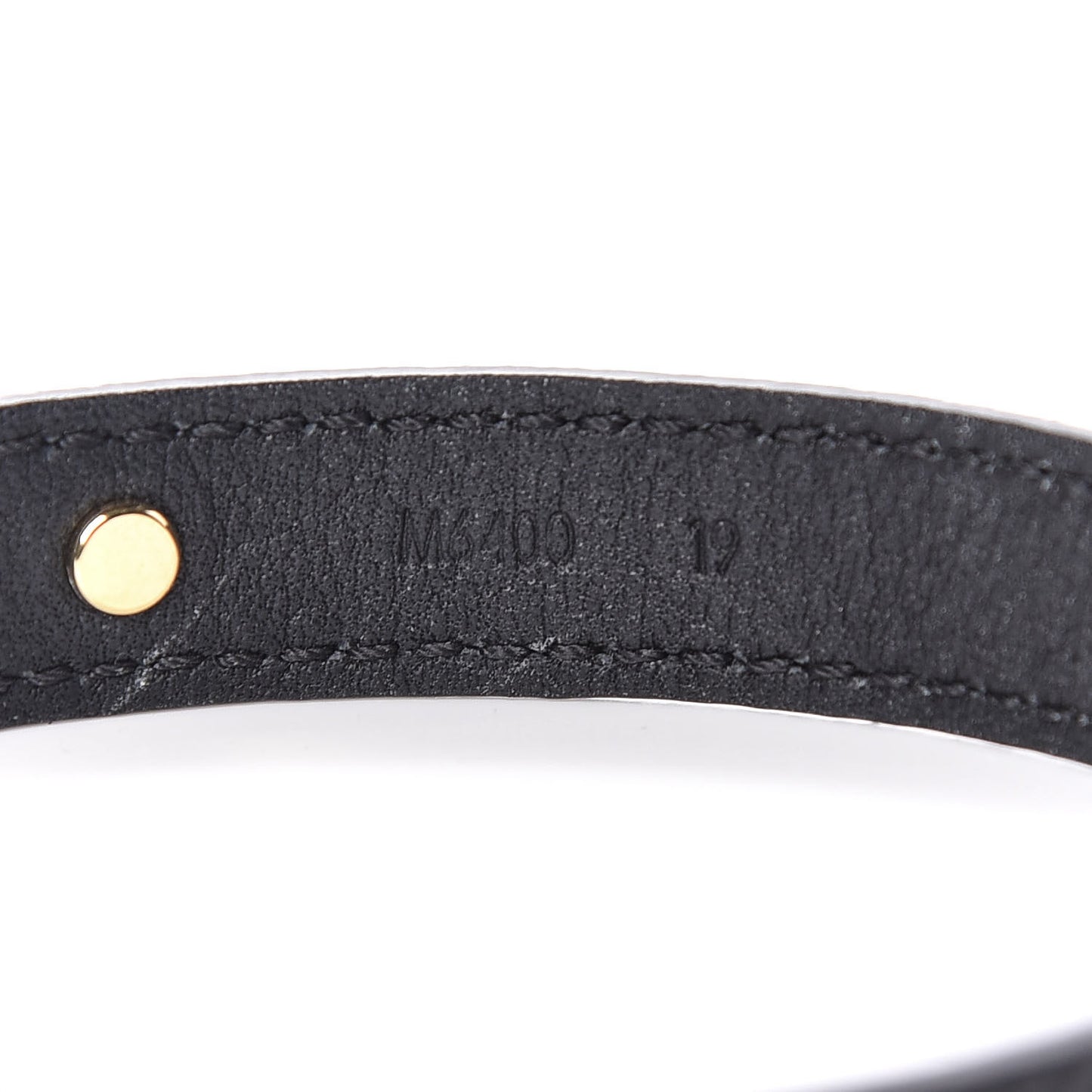 Epi Twist It Bracelet 19 Black