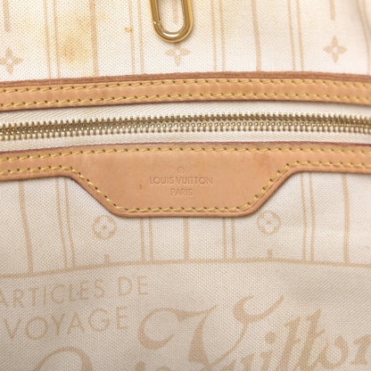 Louis Vuitton Damier Azur Neverfull MM 7 of 22