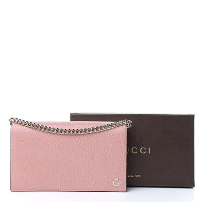 Gucci Dollar Calfskin Medium Betty Chain Wallet Soft Pink 9 of 9