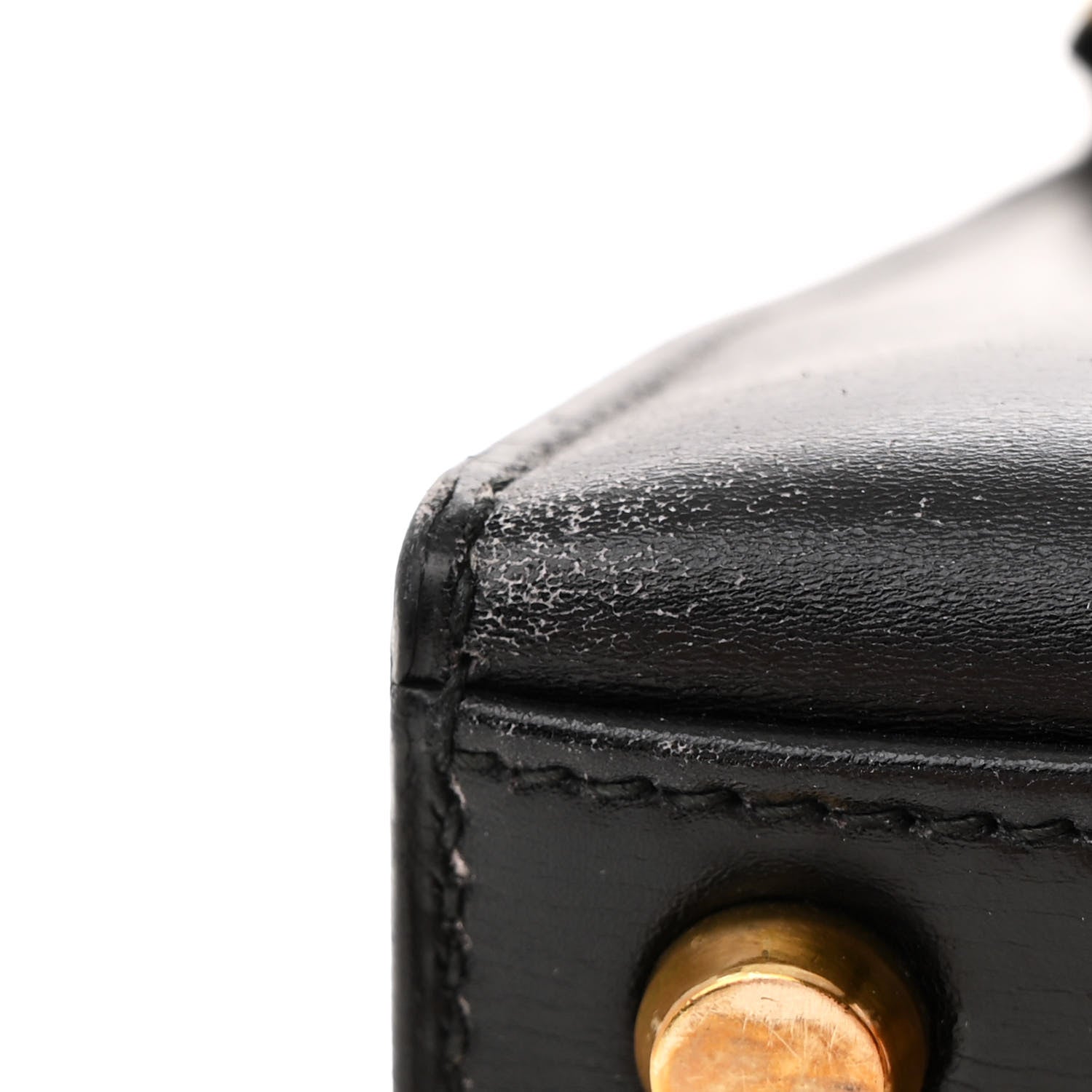Hermes Box Kelly Sellier 28 Black 15 of 16
