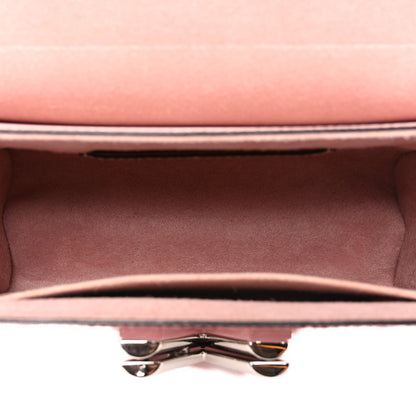 Louis Vuitton Epi Whipstitch Heart Twist Shoulder Bag MM Rose Ballerine 5 of 9