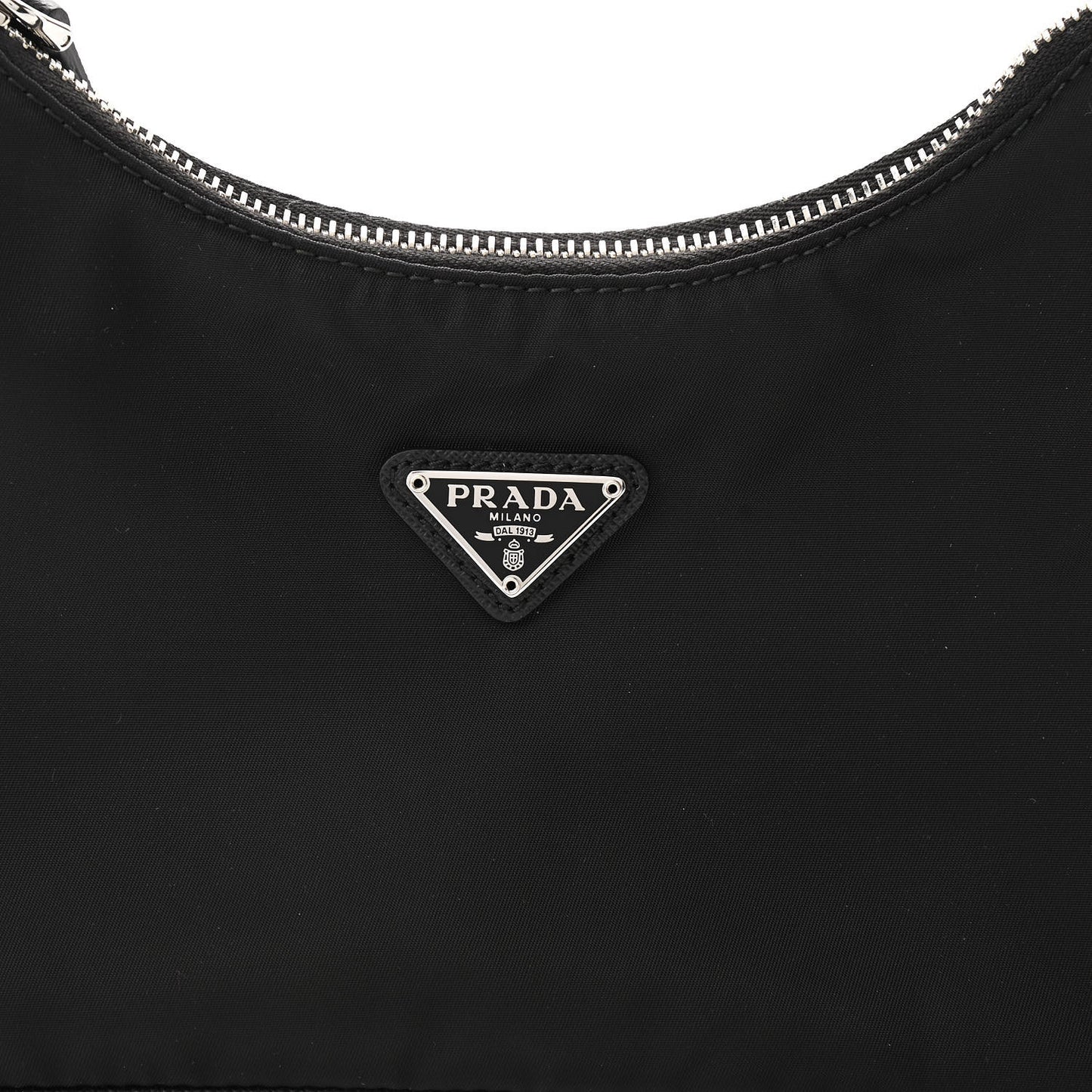 Tessuto Nylon Saffiano Mini Re-Edition 2005 Bag Black