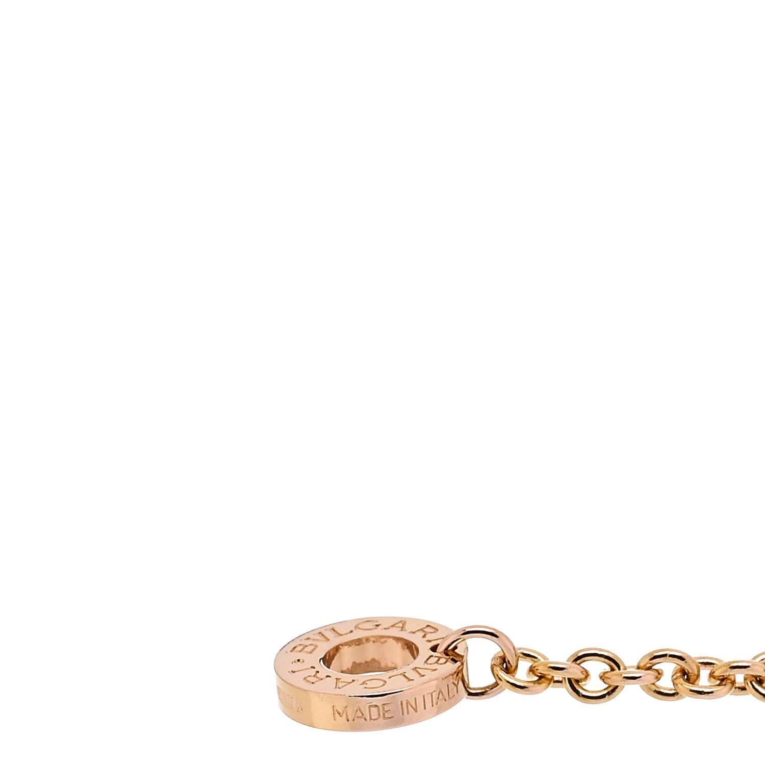 Bulgari 18K Rose Gold Black Ceramic B.Zero1 Pendant Necklace 6 of 7