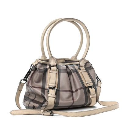 Burberry Smoked Check Small Northfield Tote Trench 3 of 9