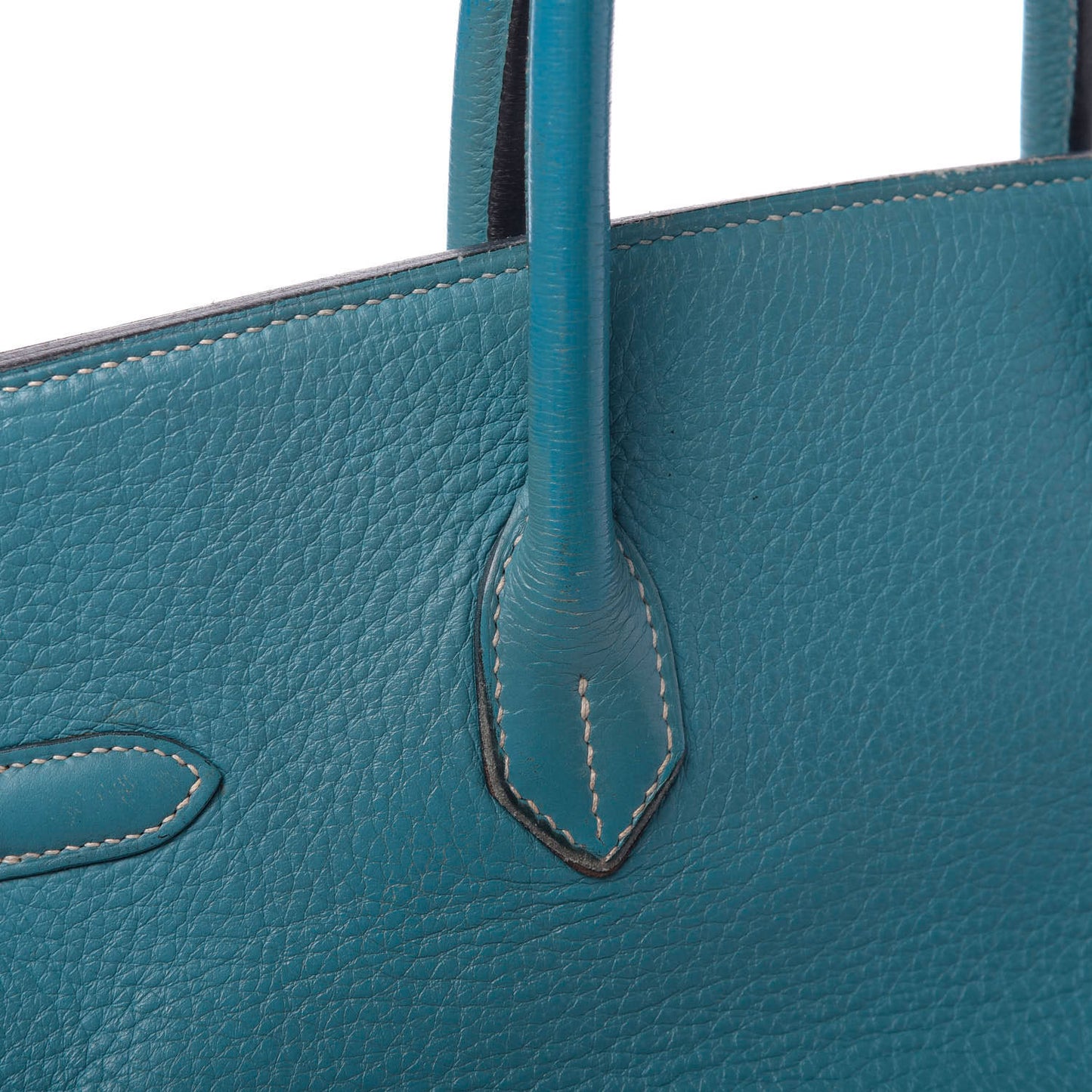 Taurillon Clemence Birkin 35 Bleu Jean