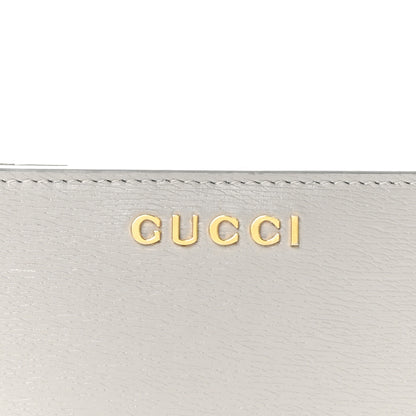 Gucci Calfskin Script Card Case Wallet Light Beige 9 of 9