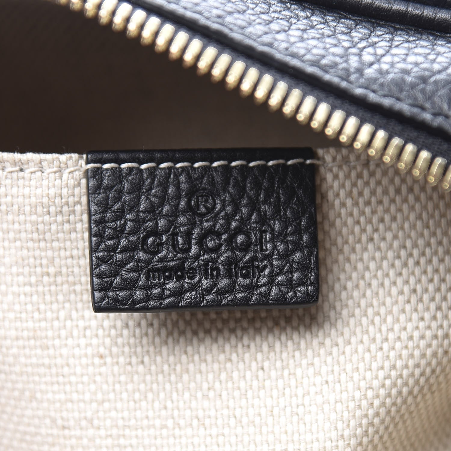 Gucci Pebbled Calfskin Small Soho Disco Bag Black 5 of 11