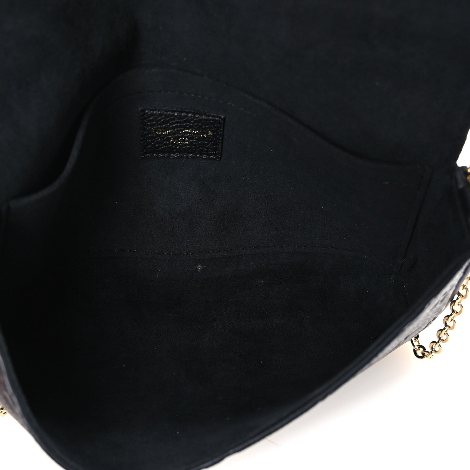 Louis Vuitton Empreinte Pochette Felicie Chain Wallet Black 6 of 11