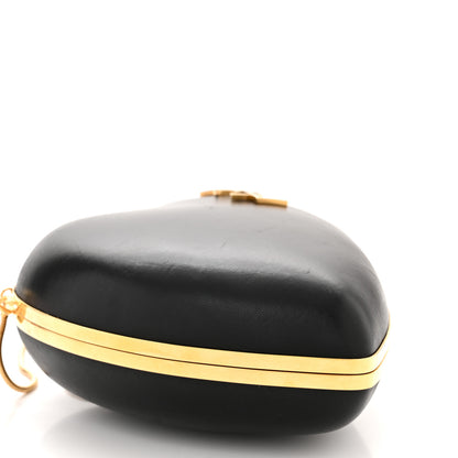 Saint Laurent Calfskin Monogram Love Box Bag Black 8 of 10