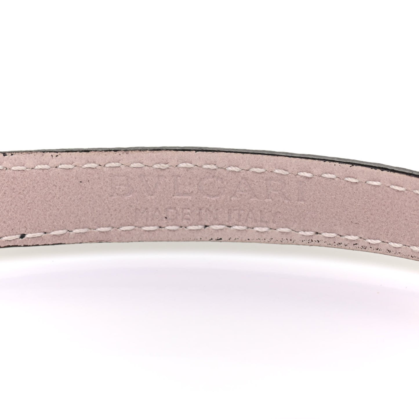 Calfskin Double Coiled Bracelet Dark Brown