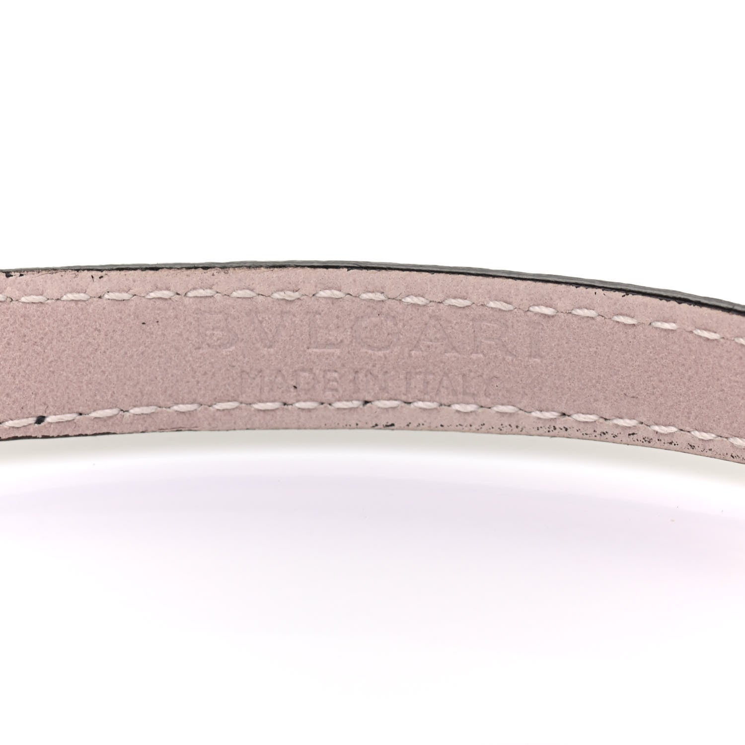 Bulgari Calfskin Double Coiled Bracelet Dark Brown 3 of 4