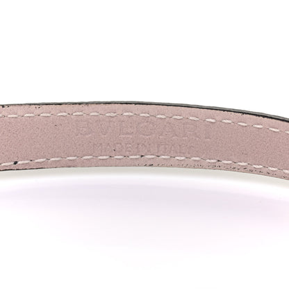 Bulgari Calfskin Double Coiled Bracelet Dark Brown 3 of 4