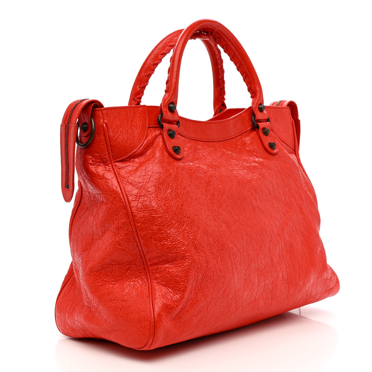 Balenciaga Agneau Classic Hardware Velo Rouge Coquelicot Rouge Braise 4 of 11