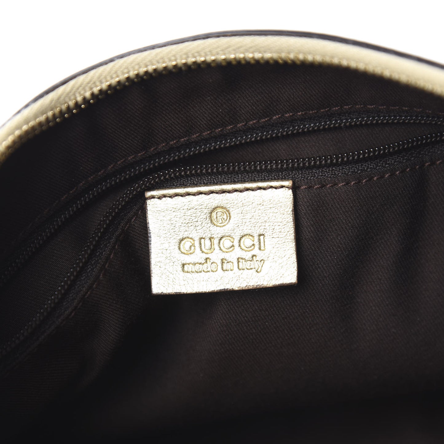 Monogram Medium D Gold Ring Hobo Gold