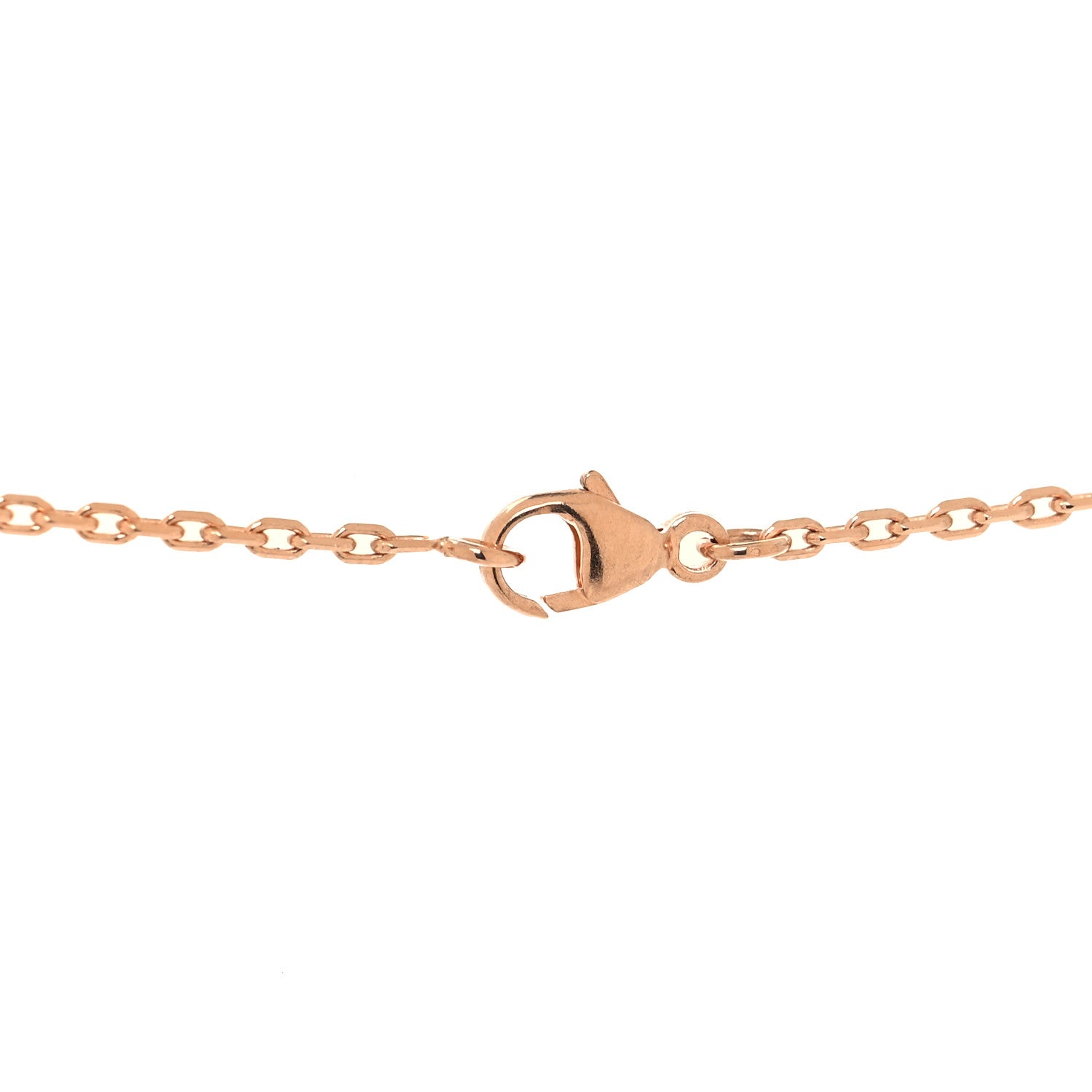 Hermes Lacquered Rose Gold Mini Pop H Pendant Necklace Bleu Zephyr 4 of 5
