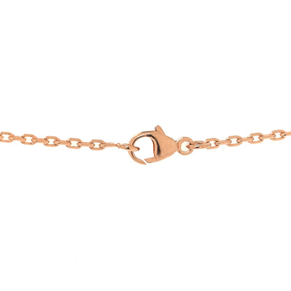 Hermes Lacquered Rose Gold Mini Pop H Pendant Necklace Bleu Zephyr 4 of 5
