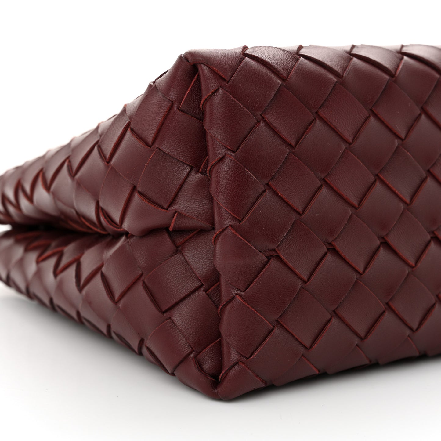 Nappa Intrecciato Small Andiamo Shoulder Bag Barolo